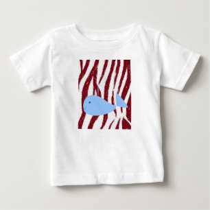 Camiseta Para Bebê Baleia de Camiseta de Bebê