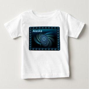 Camiseta Para Bebê Baleias de Gelo