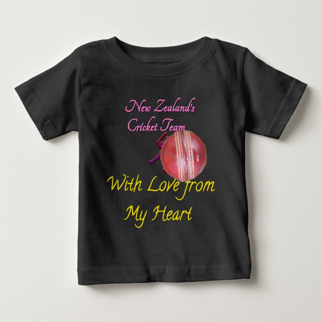 Camiseta Para Bebê Ball NEWZEALAND (Frente)