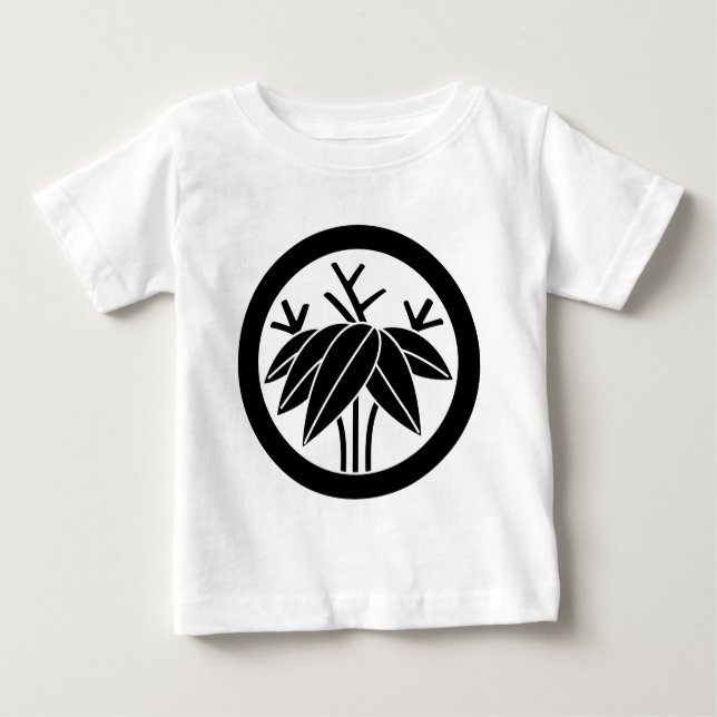 Camiseta Para Bebê Bambu com raiz em círculo (Frente)