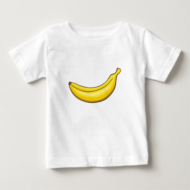 Camiseta Para Bebê banana (Frente)