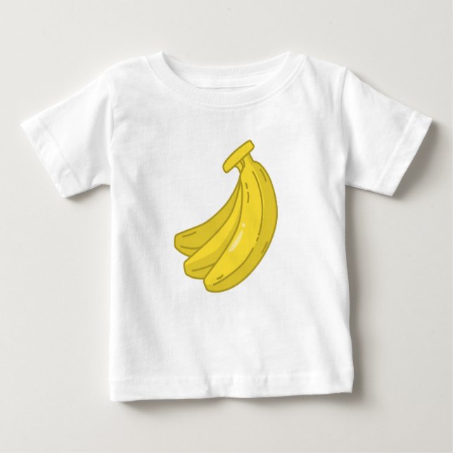 Camiseta Para Bebê Banana (Frente)