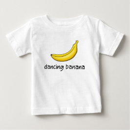 Camiseta Para Bebê Banana Dançante