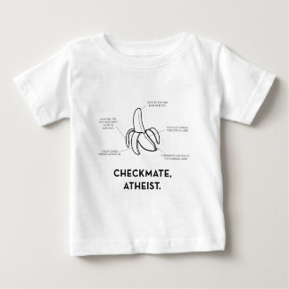 Camiseta Para Bebê Banana - o pesadelo do ateu