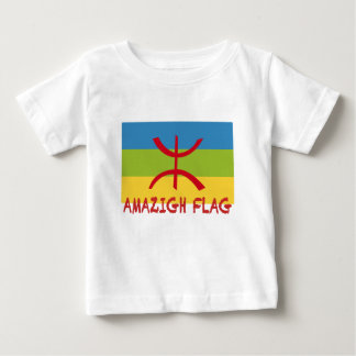 Camiseta Para Bebê Bandeira Amazigh - Bandeira-Drapeau Amazigh