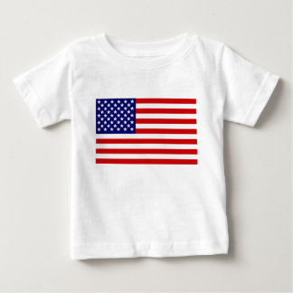 Camiseta Para Bebê Bandeira americana