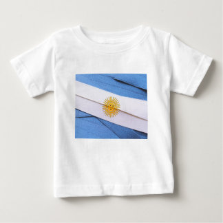 Camiseta Para Bebê bandeira ARGENTINA