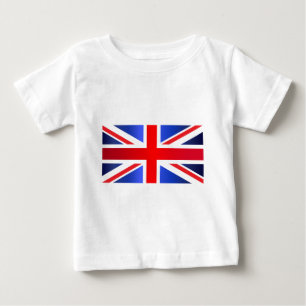 Camiseta Para Bebê Bandeira BRITÂNICA