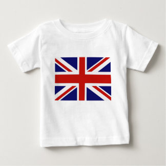 Camiseta Para Bebê bandeira britânica