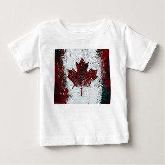Camiseta Para Bebê Bandeira canadense T-Shirt