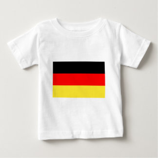 Camiseta Para Bebê Bandeira da Alemanha