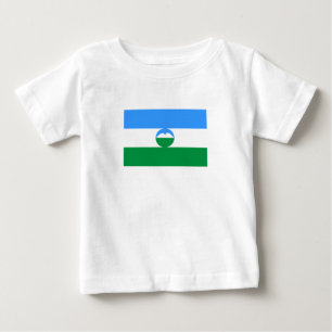 Camiseta Para Bebê Bandeira da Cabárdia-Balcária