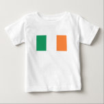 Camiseta Para Bebê Bandeira da Irlanda<br><div class="desc">Bandeira Patriótica da Irlanda.</div>