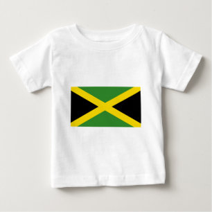 Camiseta Para Bebê Bandeira da Jamaica
