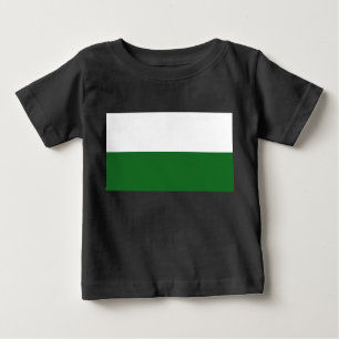 Camiseta Para Bebê Bandeira da Saxónia (Estado alemão)
