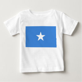 Camiseta Para Bebê Bandeira da Somália