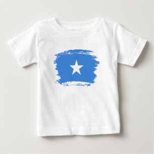 Camiseta Para Bebê Bandeira da Somália