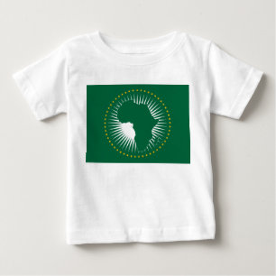 Camiseta Para Bebê Bandeira da União Africana (África) (Panáfrica)