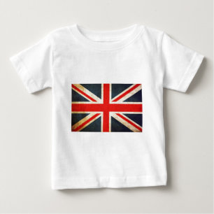 Camiseta Para Bebê Bandeira da União Britânica