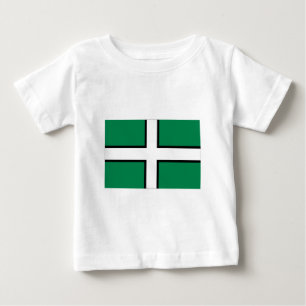Camiseta Para Bebê Bandeira de Devon