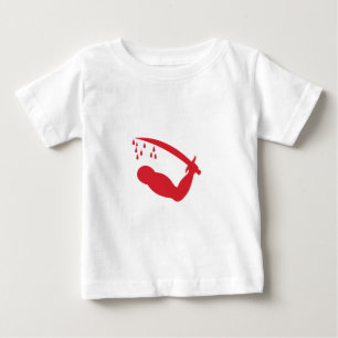 Camiseta Para Bebê Bandeira de Dimmits Goliad (1824)