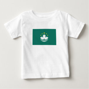 Camiseta Para Bebê Bandeira de Macau