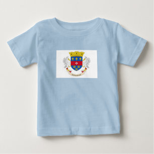 Camiseta Para Bebê Bandeira de São Bartolomeu