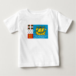 Camiseta Para Bebê Bandeira de São Pedro e Miquelão