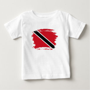Camiseta Para Bebê Bandeira de Trinidad e Tobago
