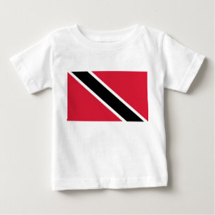 Camiseta Para Bebê Bandeira de Trinidad e Tobago