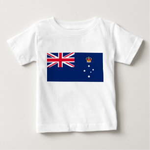 Camiseta Para Bebê Bandeira de Victoria (Austrália)