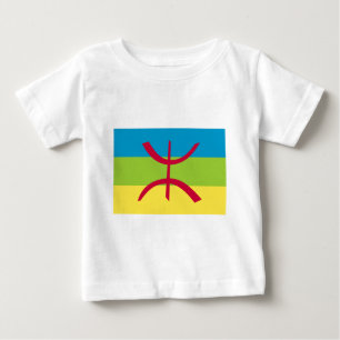 Camiseta Para Bebê Bandeira do Berber