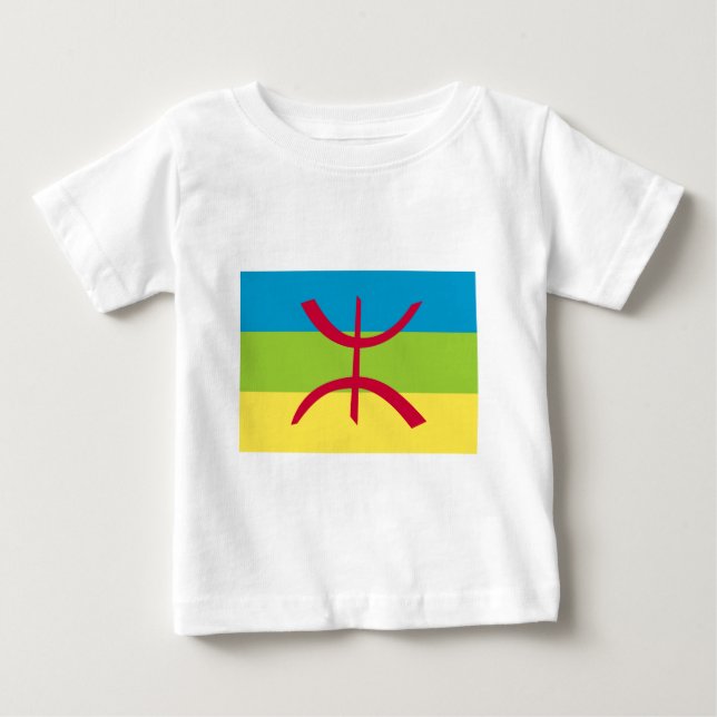 Camiseta Para Bebê Bandeira do Berber (Frente)