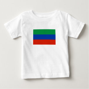 Camiseta Para Bebê Bandeira do Daguestão