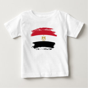 Camiseta Para Bebê Bandeira do Egito