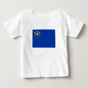 Camiseta Para Bebê Bandeira do Estado de Nevada