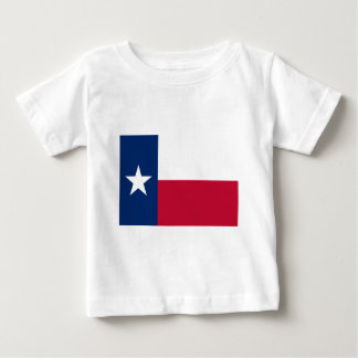 Camiseta Para Bebê Bandeira do Estado do Texas