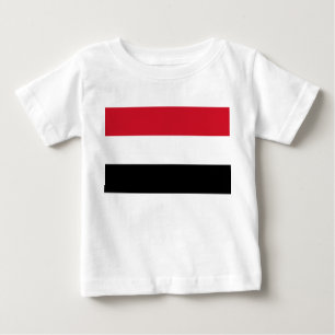 Camiseta Para Bebê Bandeira do Iémen