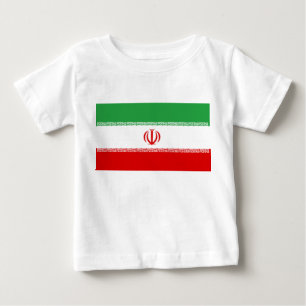 Camiseta Para Bebê Bandeira do Irã