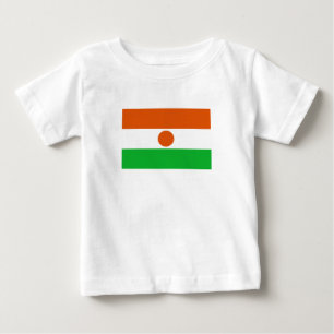 Camiseta Para Bebê Bandeira do Níger