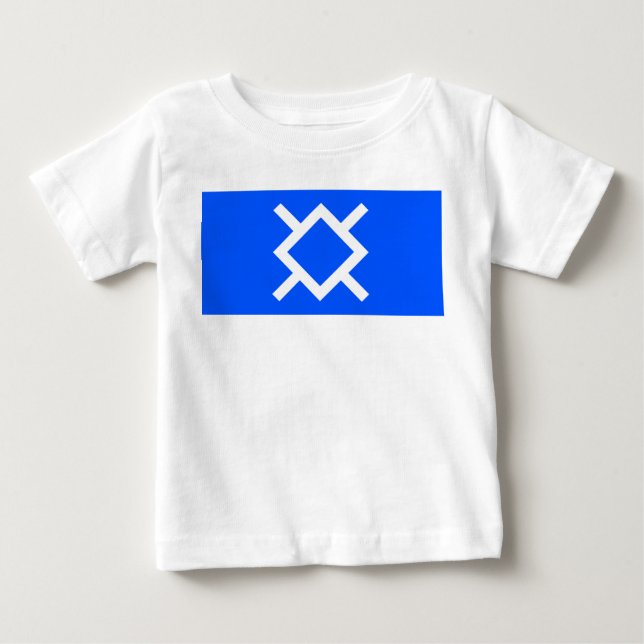 Camiseta Para Bebê Bandeira do Norte Cheyenne (Frente)