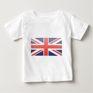 Camiseta Para Bebê Bandeira do Reino Unido