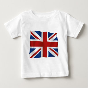 Camiseta Para Bebê Bandeira do Reino Unido