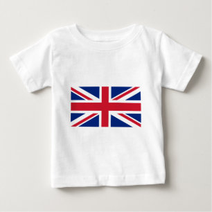 Camiseta Para Bebê Bandeira do Reino Unido