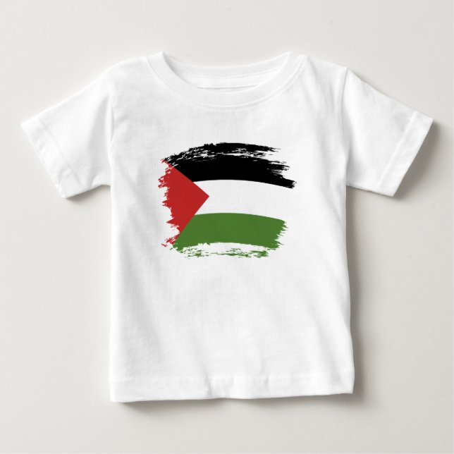 Camiseta Para Bebê Bandeira do Sudão (Frente)
