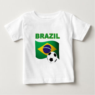 Camiseta Para Bebê Bandeira do t-shirt do campeonato do mundo de