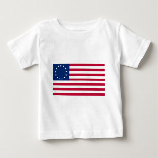 Camiseta Para Bebê Bandeira dos EUA Betsy Ross