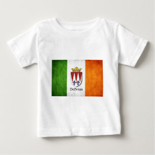 Camiseta Para Bebê Bandeira irlandesa DeBryan