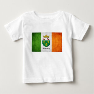 Camiseta Para Bebê Bandeira irlandesa Rooney