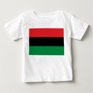 Camiseta Para Bebê Bandeira Pan-Africana UNIA